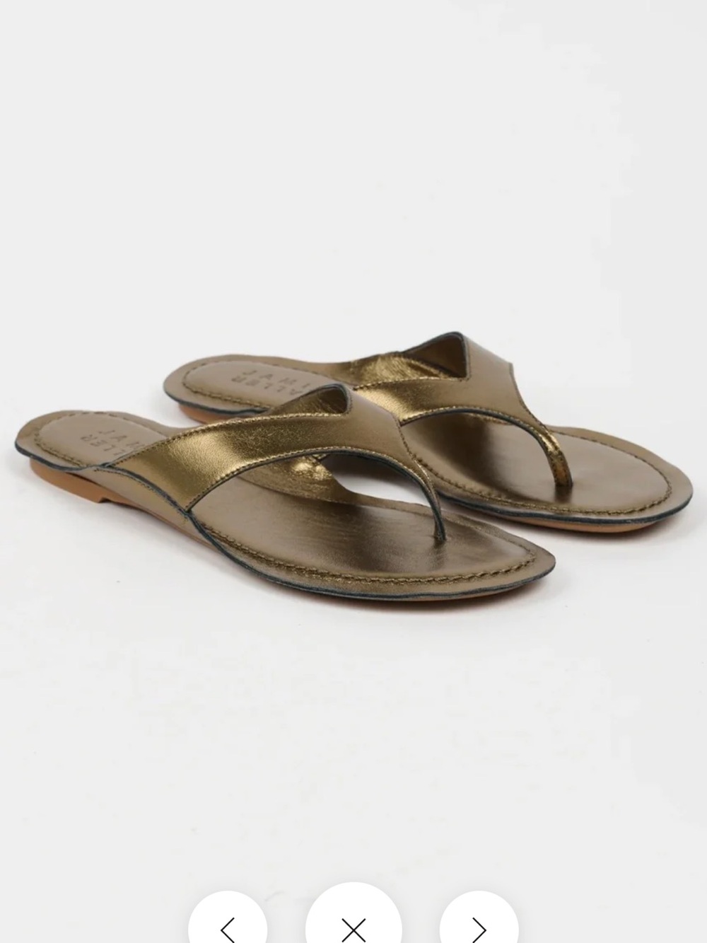 Jamie Haller San Diego Sandal - Olive Metallic
